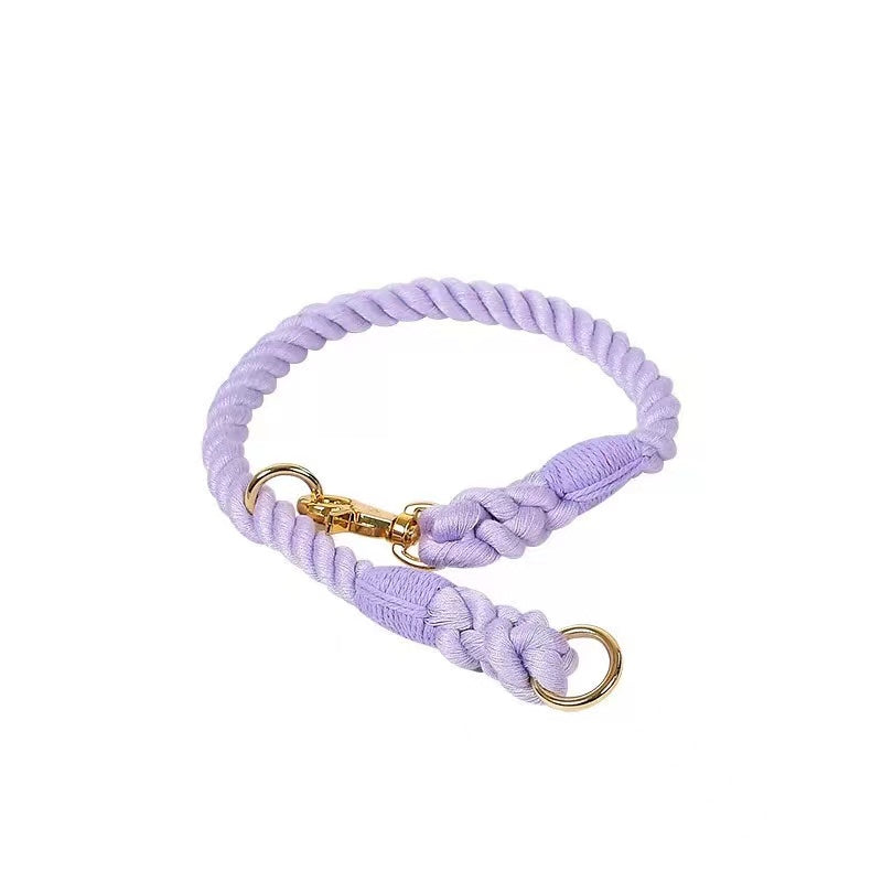 Cotton Rope Collar - Violet