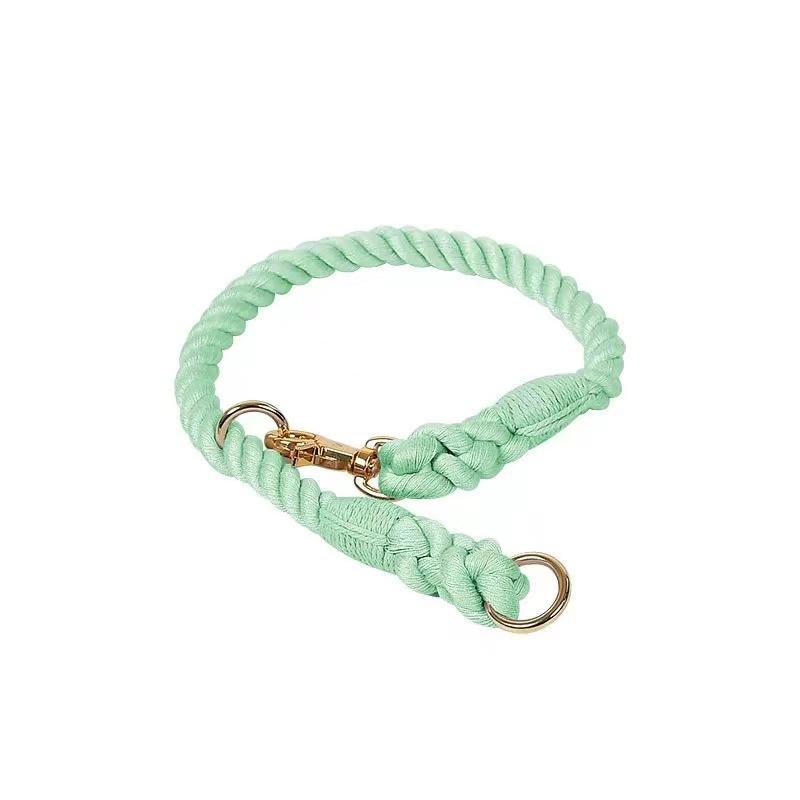 Cotton Rope Collar - Jade