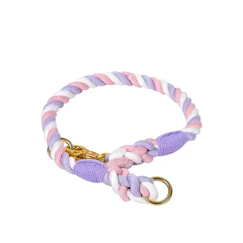 Cotton Rope Collar - Skyfall