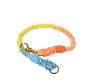 Cotton Rope Collar - Sunset