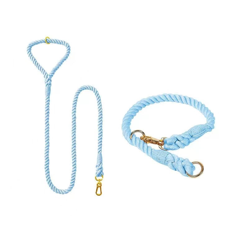 Dog Rope Leash and Collar Set - Blumond