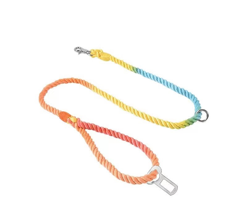 SAFETY ROPE SEAT BELT - Classic Rainbow