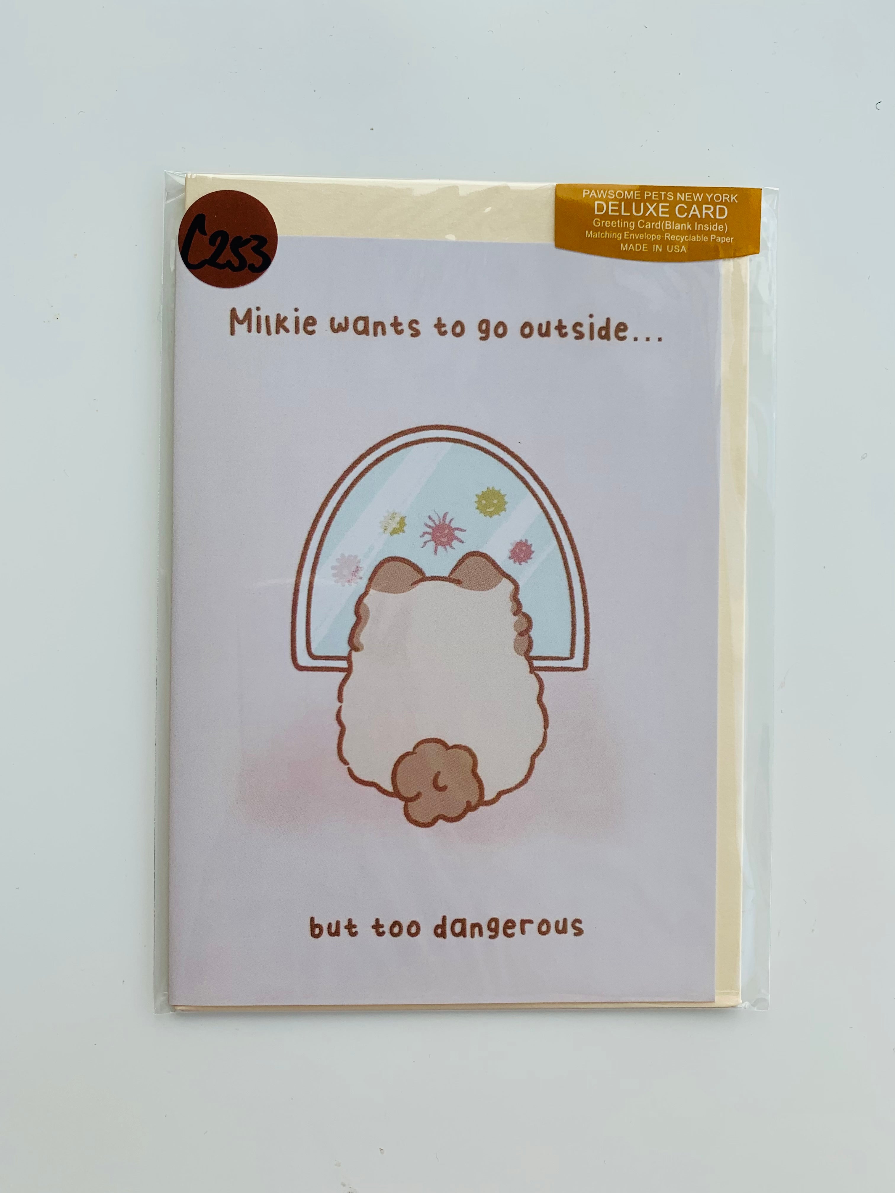 PETS GREETING CARD - #193