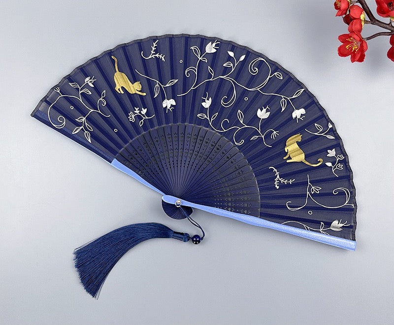 PAWSOME CAT FOLDING FAN - #1