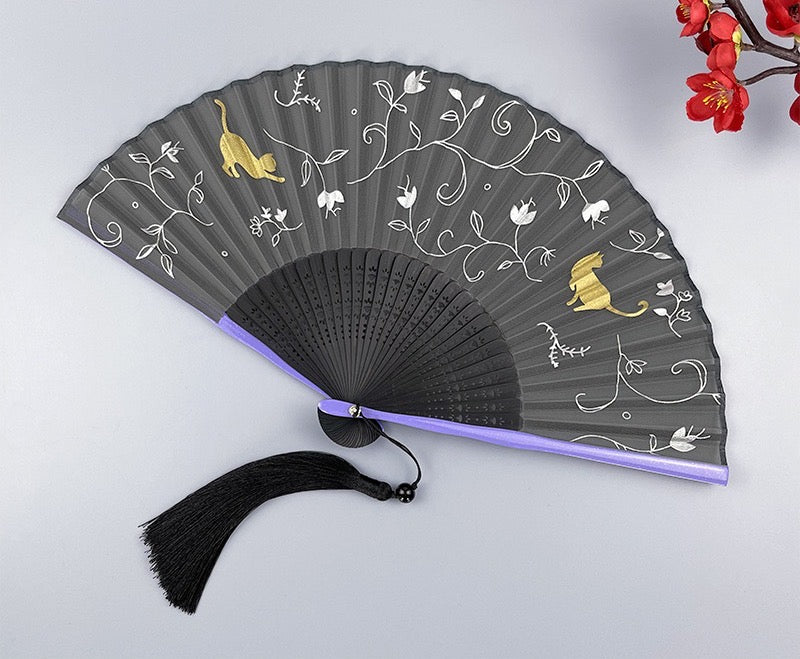 PAWSOME CAT FOLDING FAN - #1