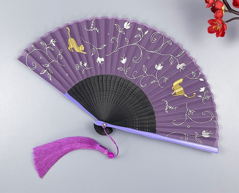 PAWSOME CAT FOLDING FAN - #1