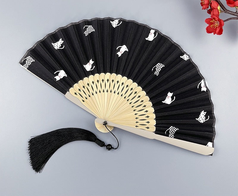 PAWSOME CAT FOLDING FAN - #1