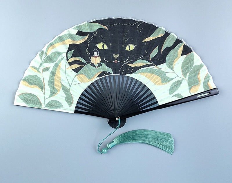 PAWSOME CAT FOLDING FAN - #1