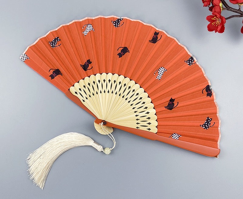 PAWSOME CAT FOLDING FAN - #1