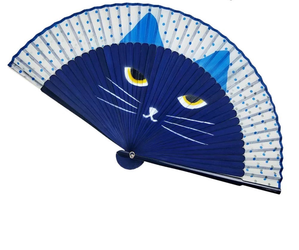 PAWSOME CAT FOLDING FAN - #1