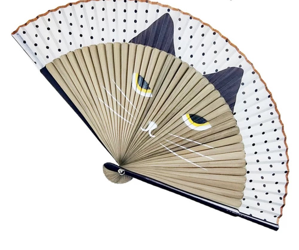 PAWSOME CAT FOLDING FAN - #1