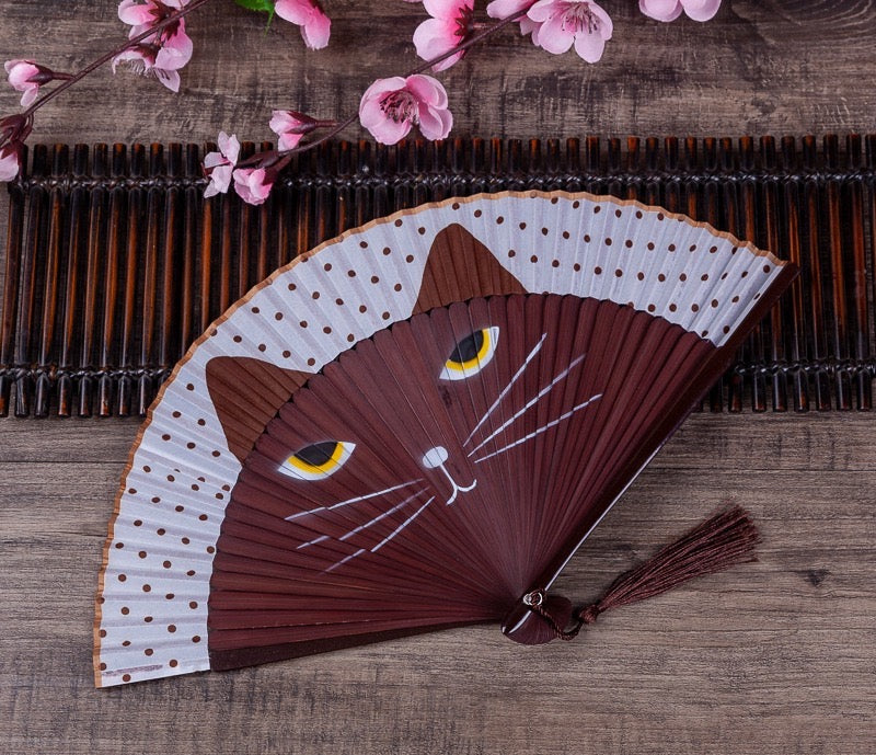 PAWSOME CAT FOLDING FAN - #1