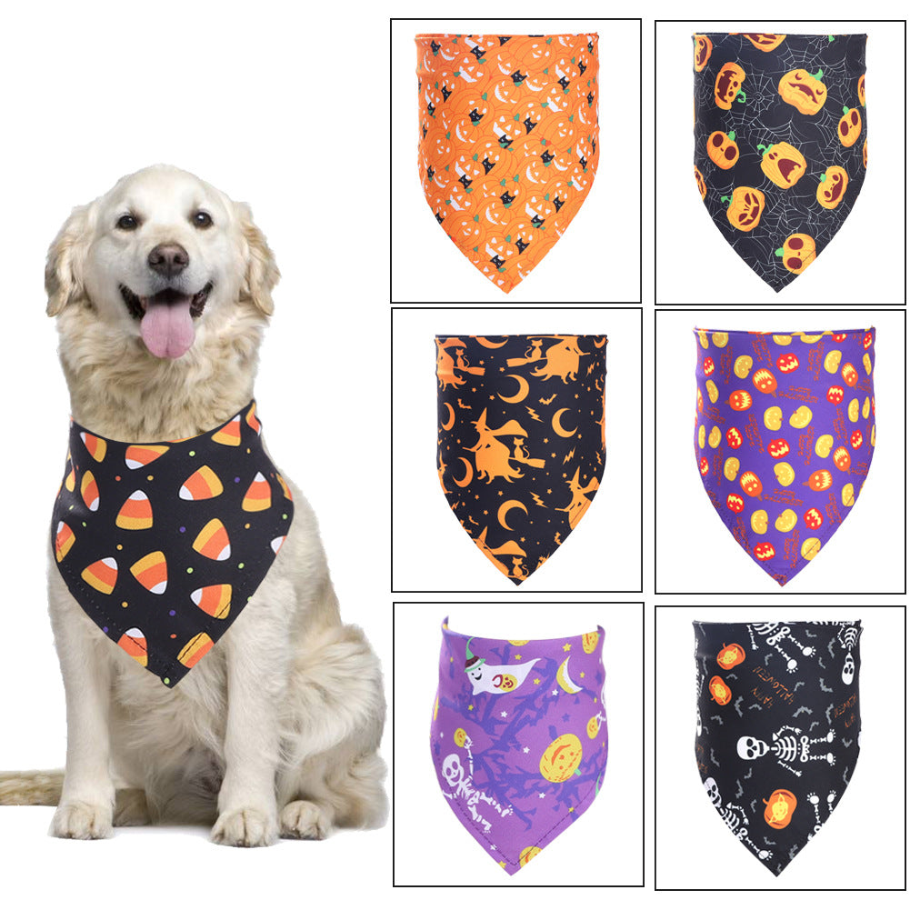 HOT SALES Halloween style bibs for pets