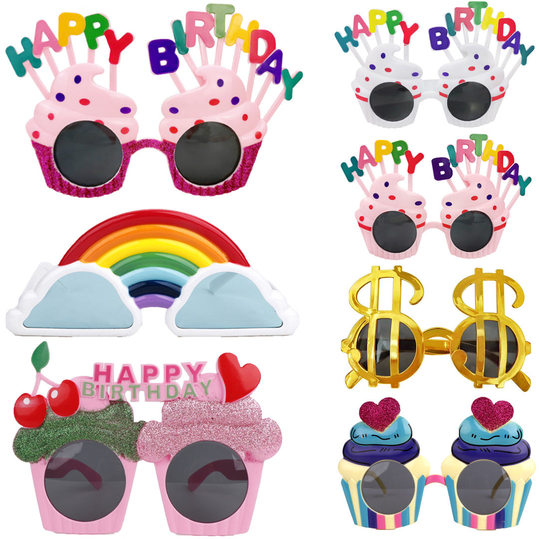 Happy Birthday Glasses Photo Booth Props For Birthday Party Kids Glasses Party Supplies Party Favor Accessories