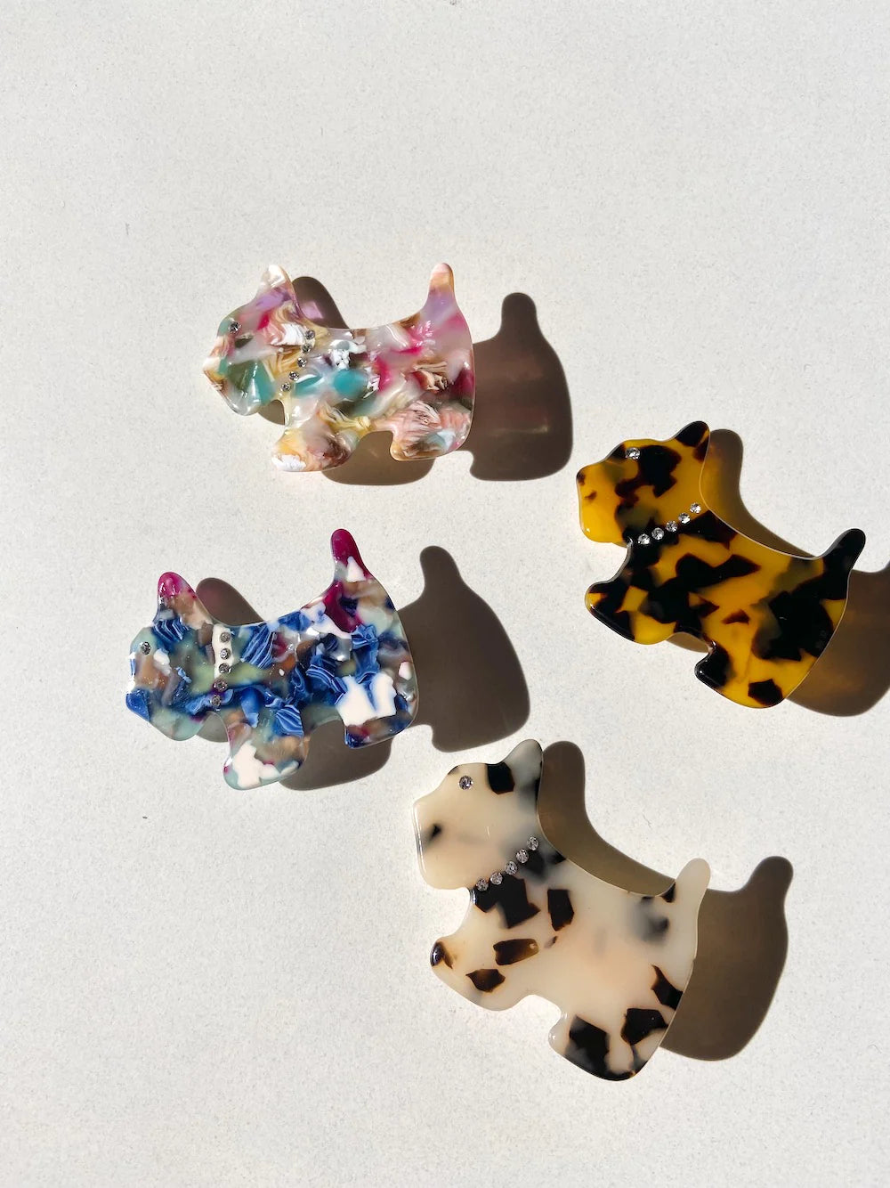 PAWSOME PETS NEW YORK Hand-painted Dog Hair Clip all colors | Eco-Friendly