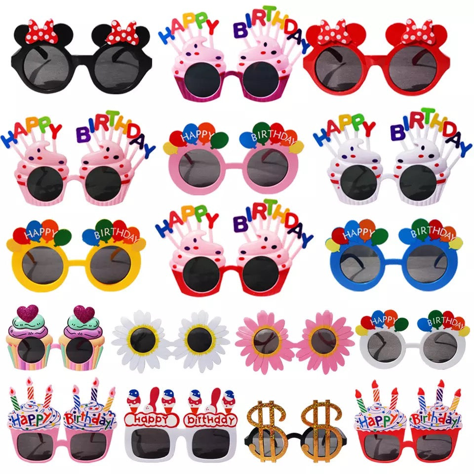 Happy Birthday Glasses Photo Booth Props For Birthday Party Kids Glasses Party Supplies Party Favor Accessories