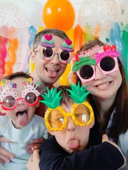 Happy Birthday Glasses Photo Booth Props For Birthday Party Kids Glasses Party Supplies Party Favor Accessories