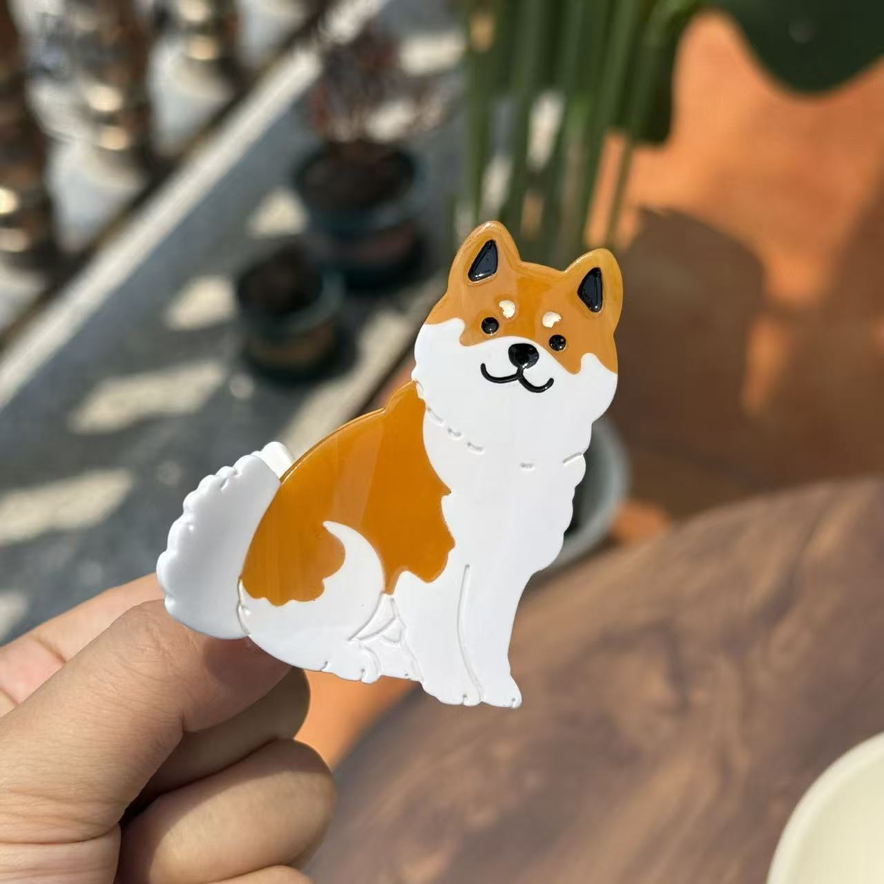 PAWSOME PETS NEW YORK Hand-painted PETS Claw Hair Clip | Eco-Friendly