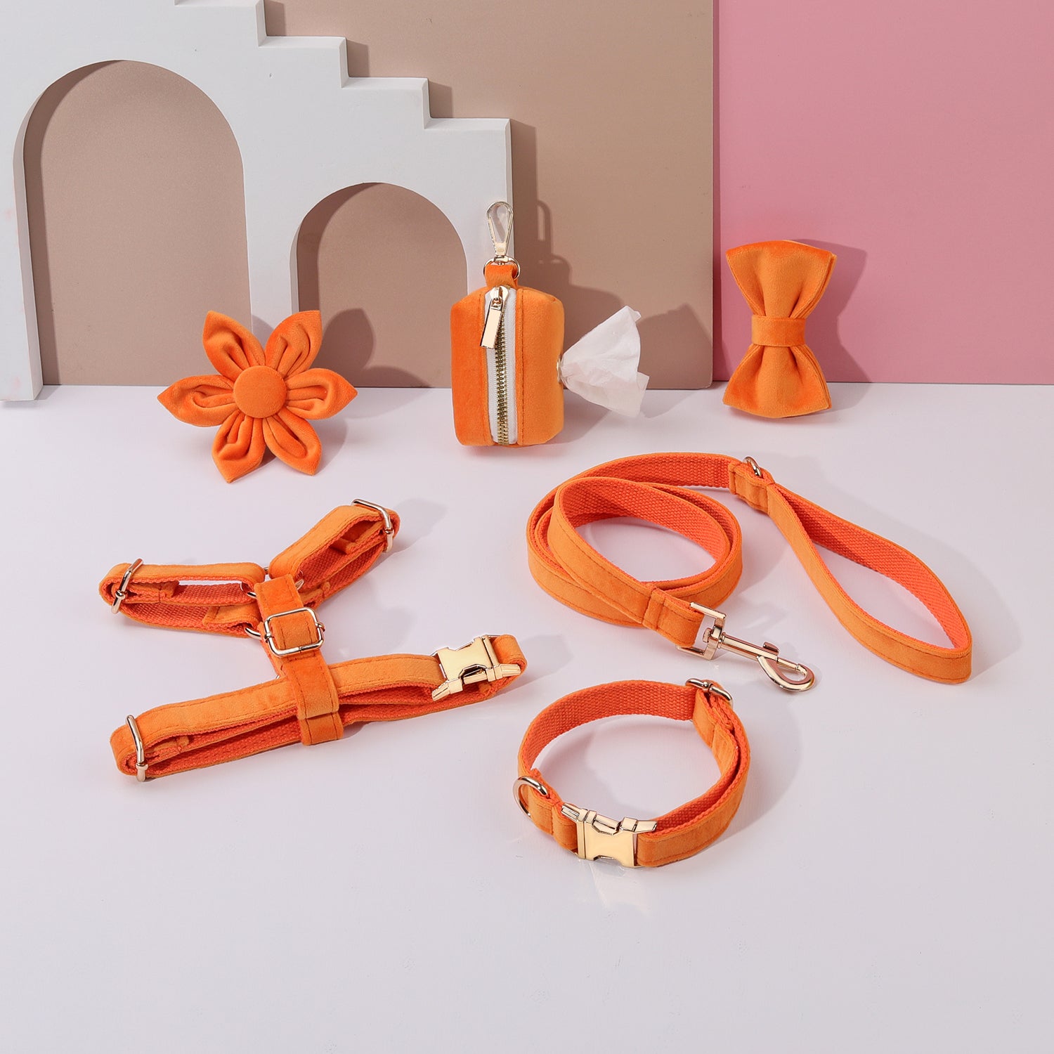 STEP IN FLORAL BUNDLE - ORANGE (6 pieces)