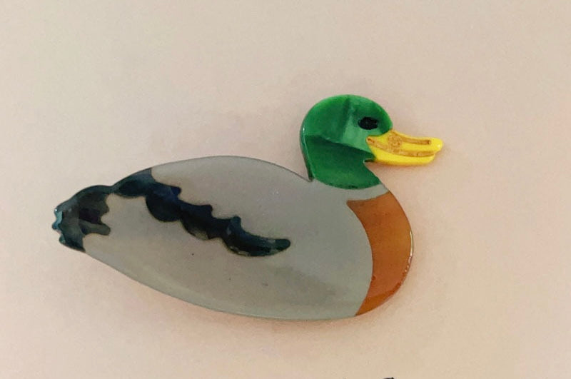 PAWSOME PETS NEW YORK Hand-painted BIRDS COLLECTION Hair Clip #11 | Eco-Friendly