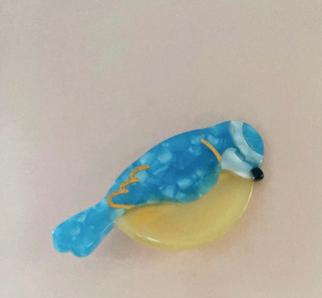 PAWSOME PETS NEW YORK Hand-painted BIRDS COLLECTION Hair Clip # 4 | Eco-Friendly