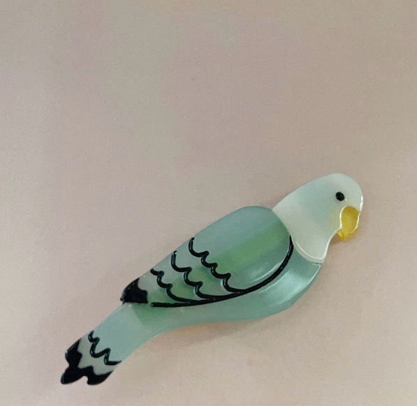 PAWSOME PETS NEW YORK Hand-painted BIRDS COLLECTION Hair Clip # 3 | Eco-Friendly