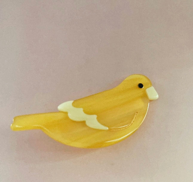 PAWSOME PETS NEW YORK Hand-painted BIRDS COLLECTION Hair Clip # 1 | Eco-Friendly