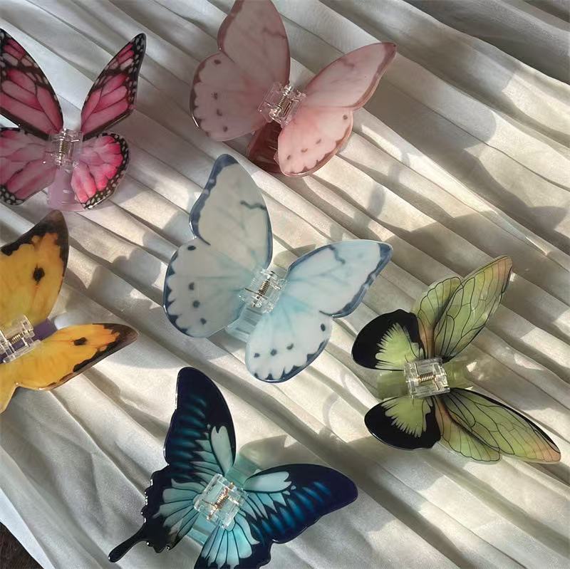 PAWSOME PETS NEW YORK Hand-painted butterfly Claw Hair Clip | Eco-Friendly (Copy) (Copy)