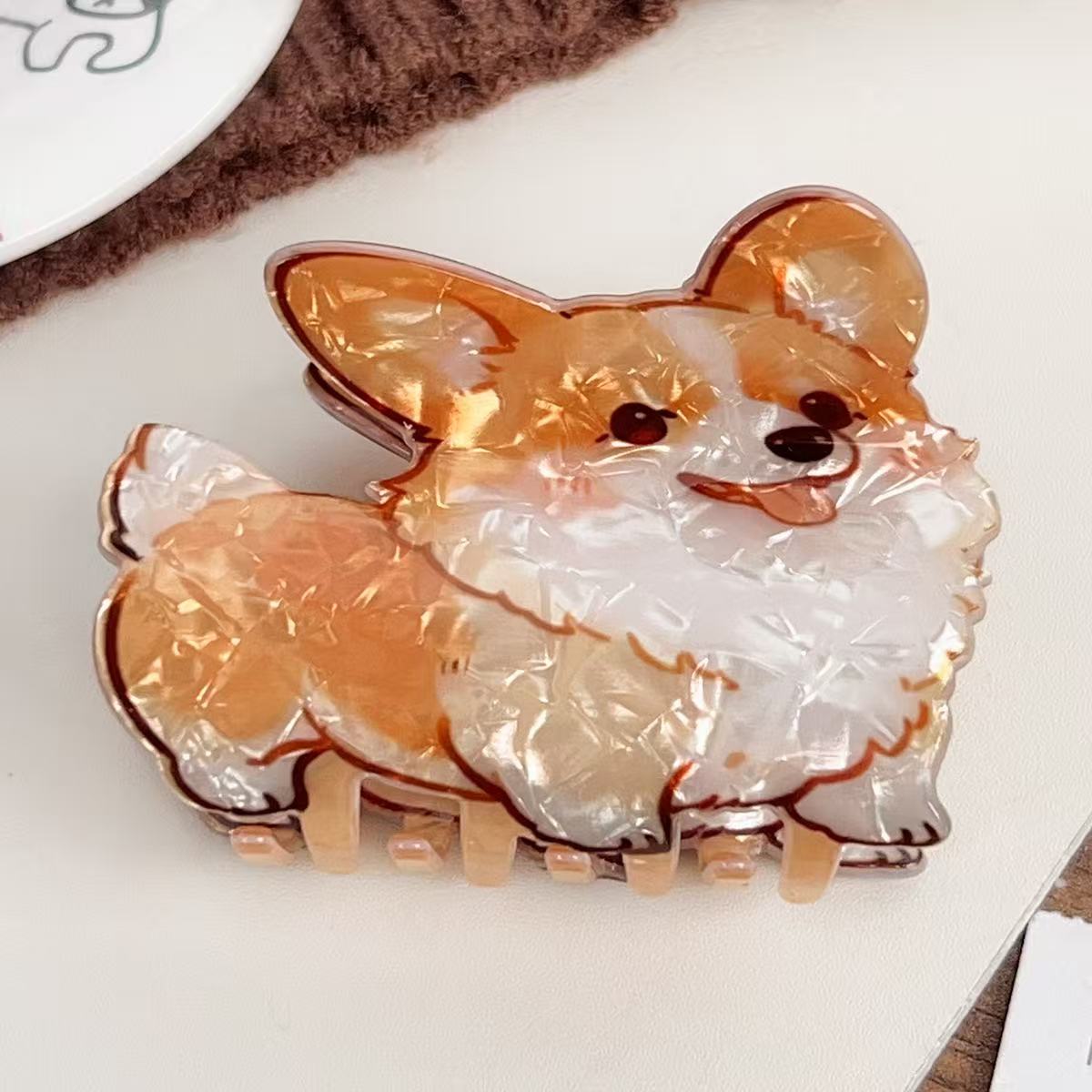 PAWSOME PETS NEW YORK Hand-painted PETS Claw Hair Clip | Eco-Friendly
