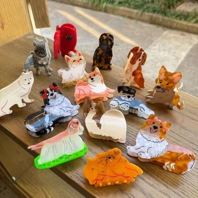 PAWSOME PETS NEW YORK Hand-painted Dog Claw Hair Clip | Eco-Friendly
