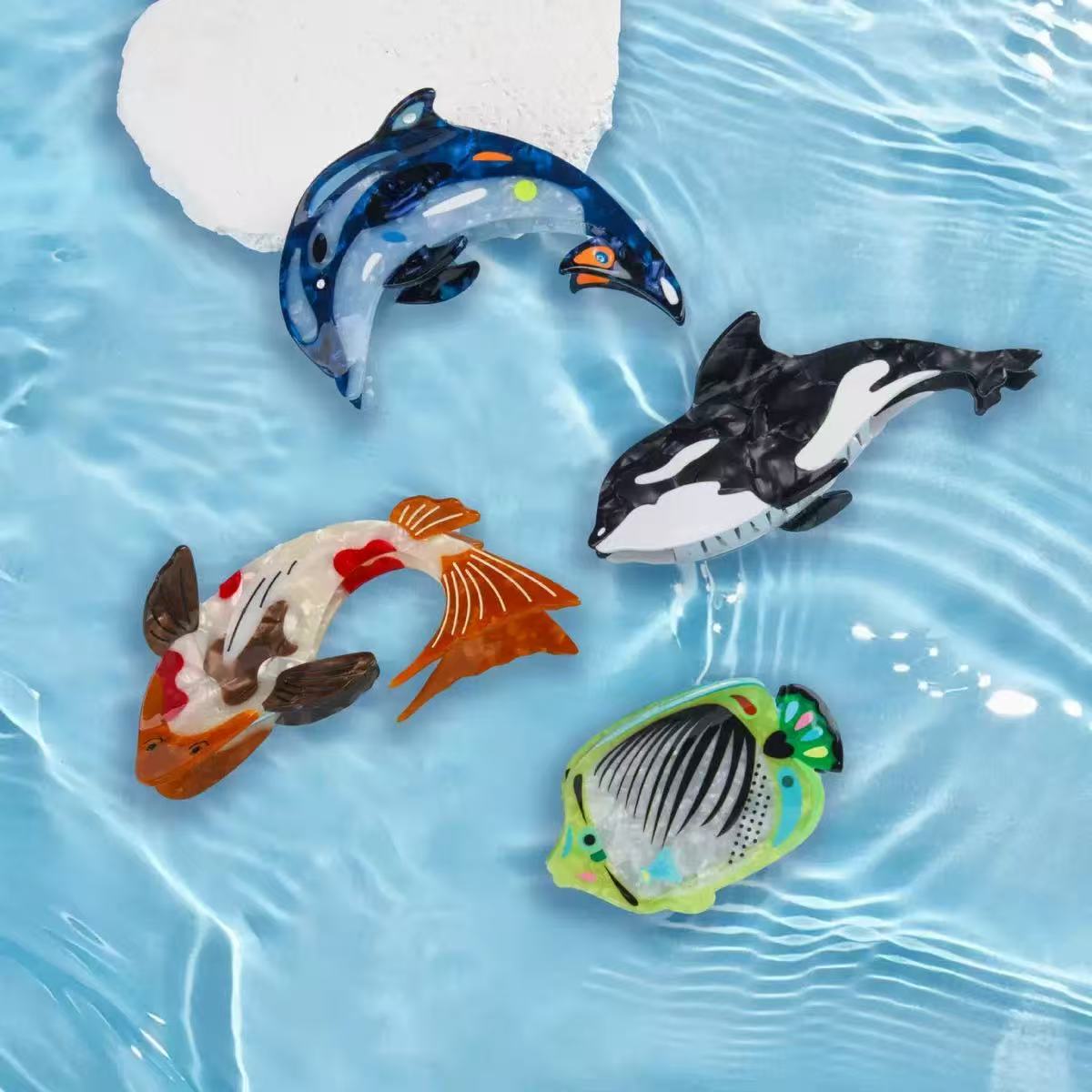 PAWSOME PETS NEW YORK Hand-painted Dog Claw Hair Clip | Eco-Friendly