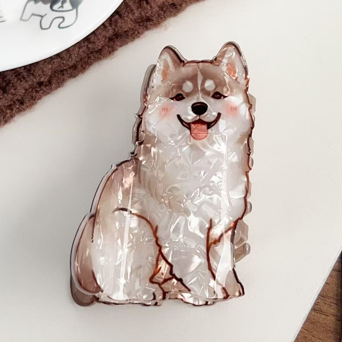 PAWSOME PETS NEW YORK Hand-painted PETS Claw Hair Clip | Eco-Friendly
