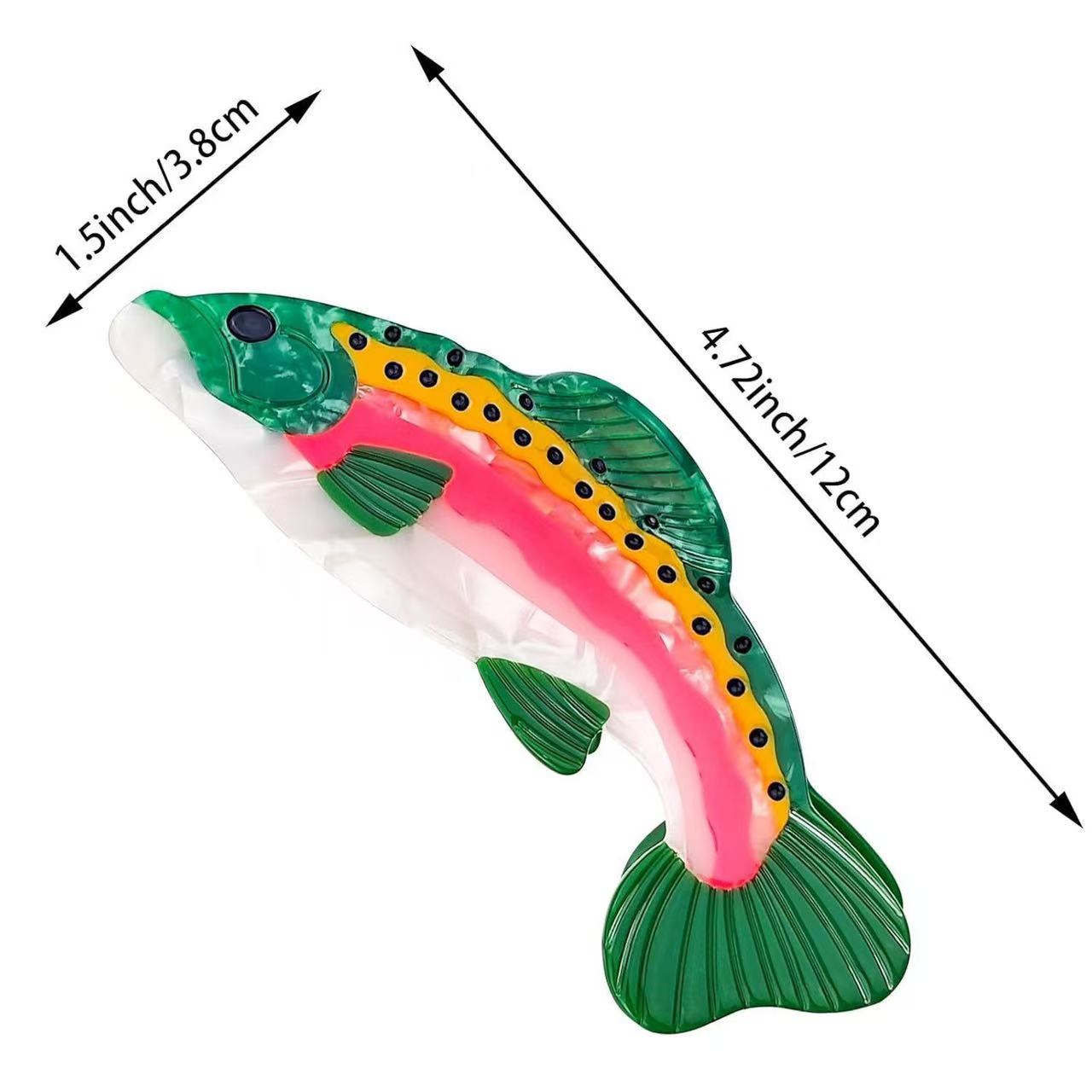 PAWSOME PETS NEW YORK Hand-painted OCEAN Claw Hair Clip | Eco-Friendly