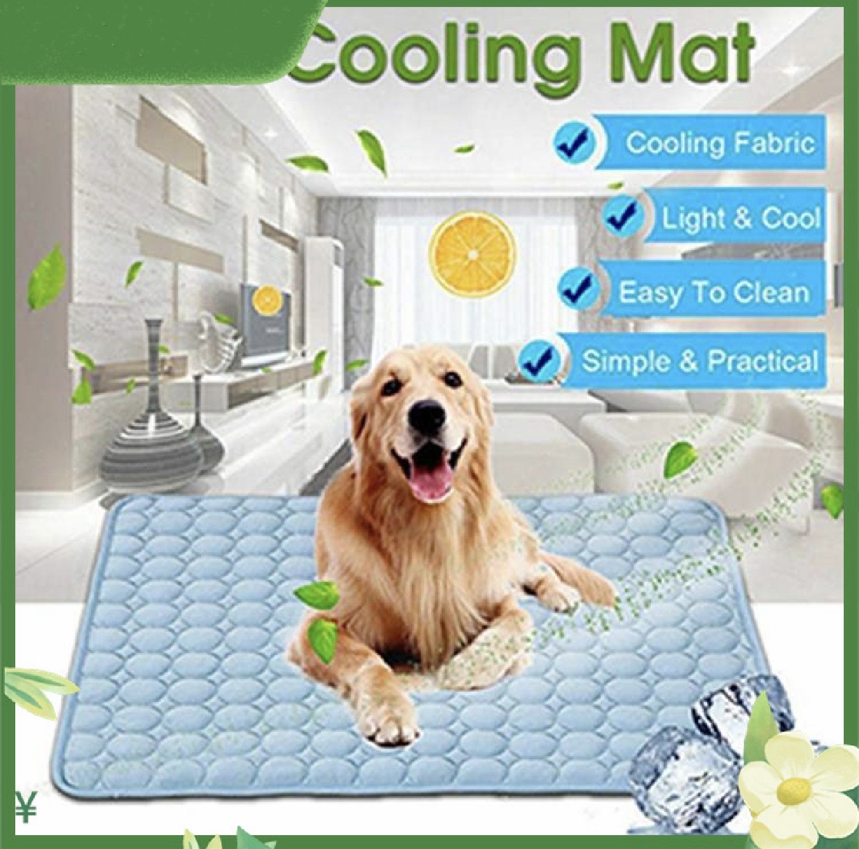 Cooling Mat for cat and dogs Ice Blanket