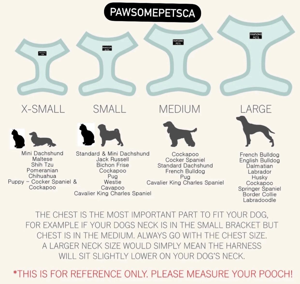 Cockapoo harness size hotsell