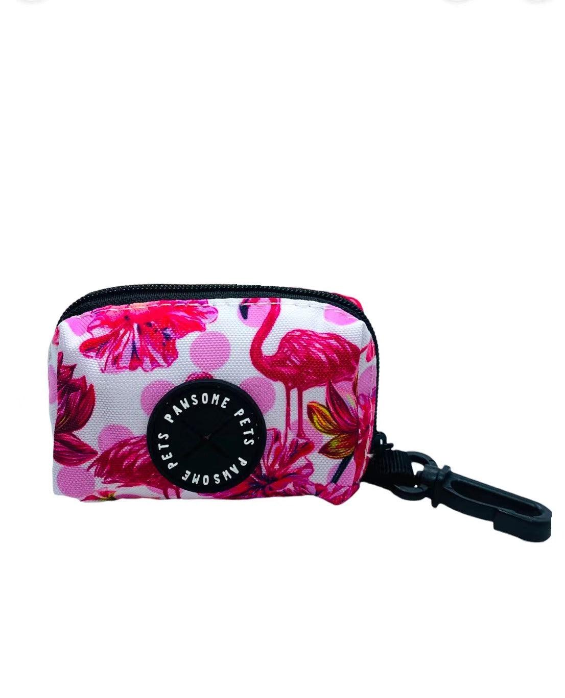 WASTE BAG HOLDER-HAWAII FLAMINGO - Pawsomepetsnewyork