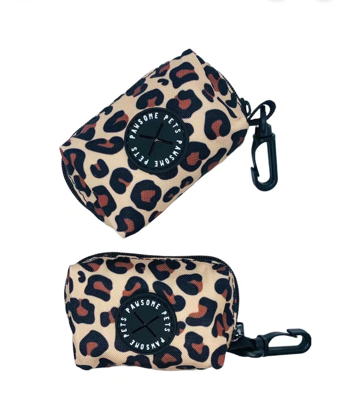 WASTE BAG HOLDER-LEOPARD - Pawsomepetsnewyork