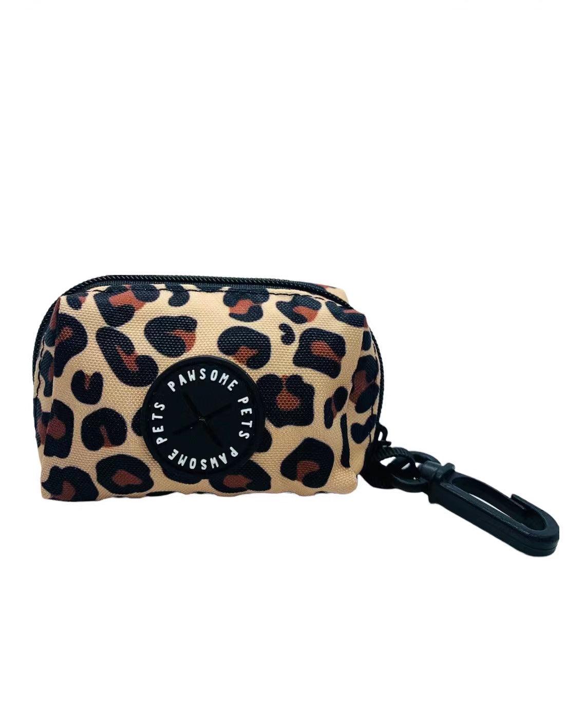 WASTE BAG HOLDER-LEOPARD - Pawsomepetsnewyork