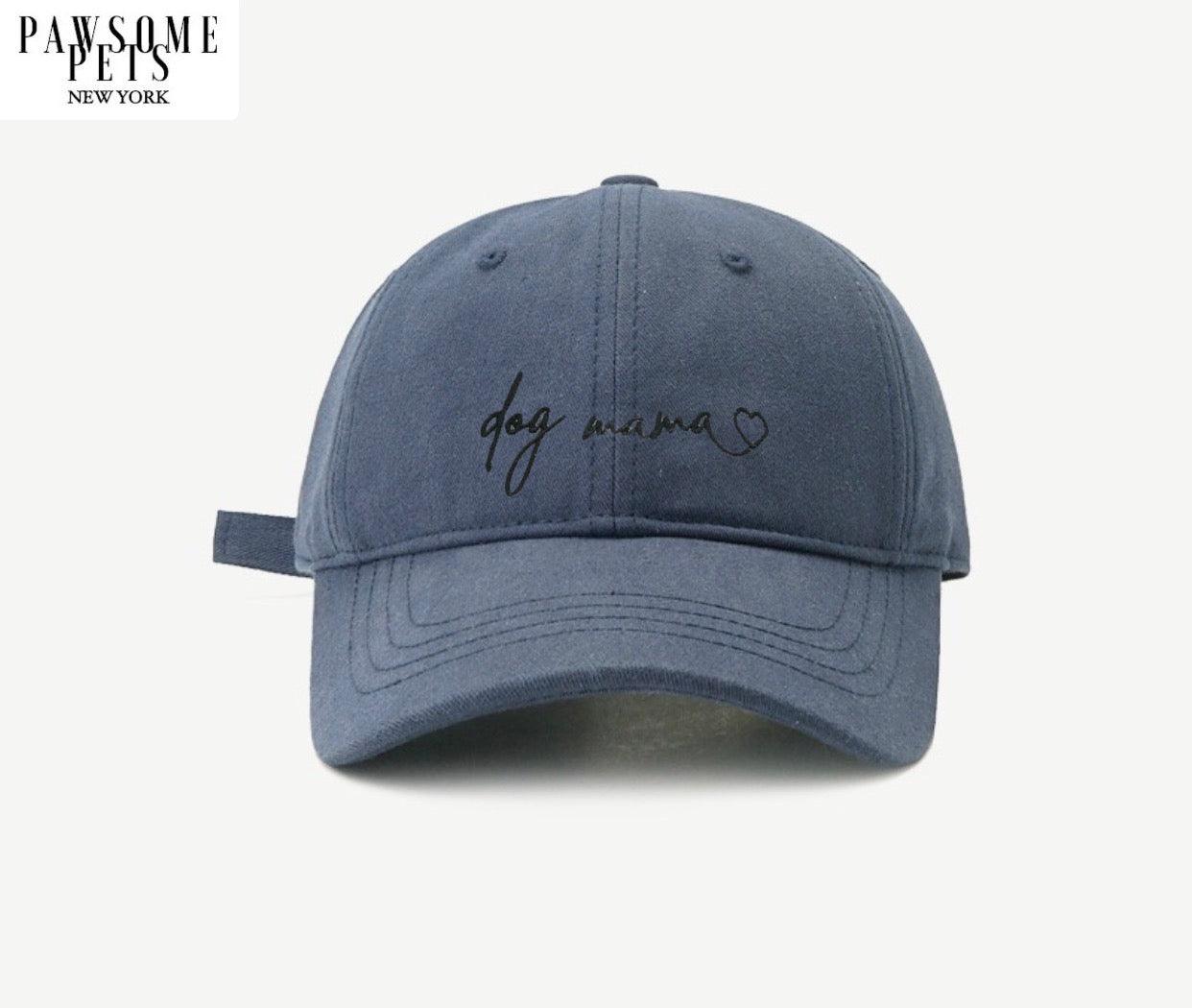 DOG MOM HAT - NAVY BLUE - Pawsomepetsnewyork