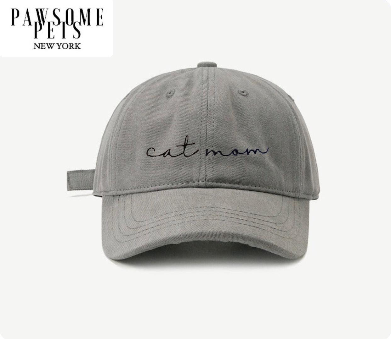 CAT MOM HAT - GREY - Pawsomepetsnewyork