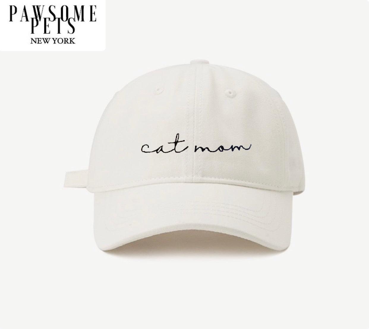 CAT MOM HAT - WHITE - Pawsomepetsnewyork