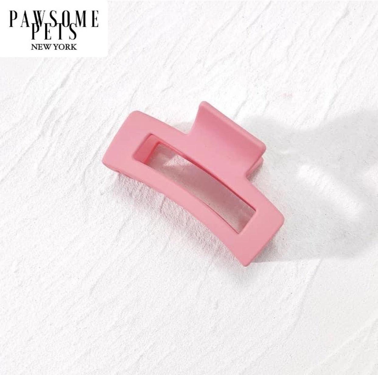 HAIR CLAWS - ROSE PINK - Pawsomepetsnewyork