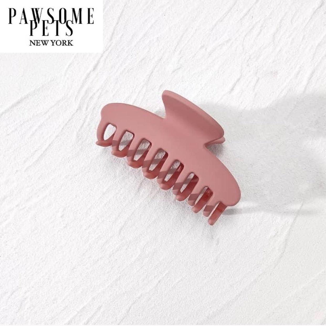 HAIR CLAWS - PINK - Pawsomepetsnewyork