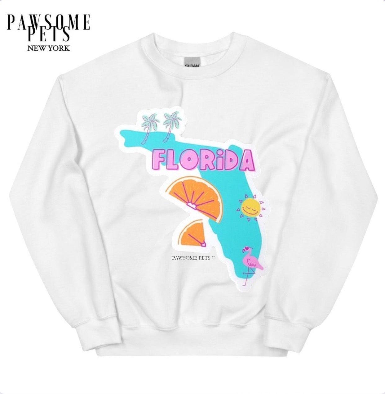 SWEATSHIRT - FLORIDA - Pawsomepetsnewyork