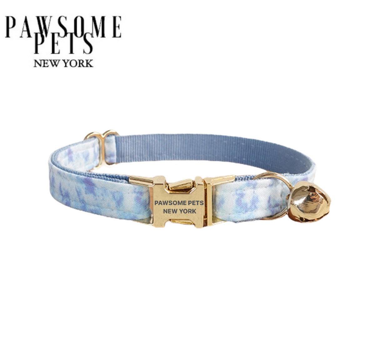 DOG & CAT COLLAR - DUTCH BLUE - Pawsomepetsnewyork