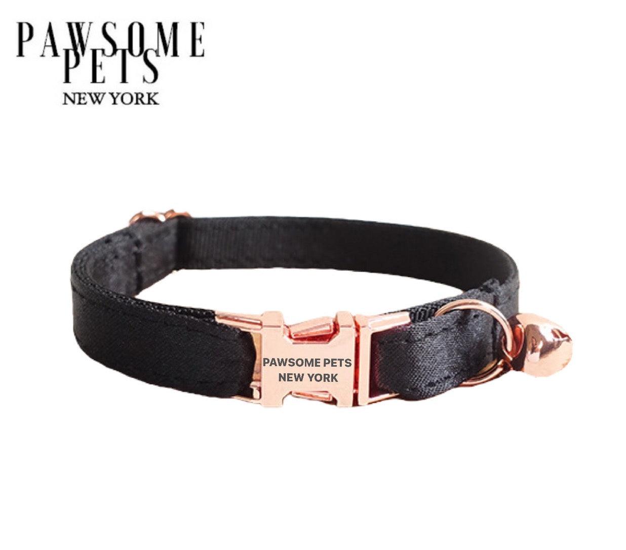 Pawsome Pets New York  Dog and cat collars Fully Adjustable Collar Made out of nylon webbing with quick use buckle  Spot clean with soap and water. Hang to dry.