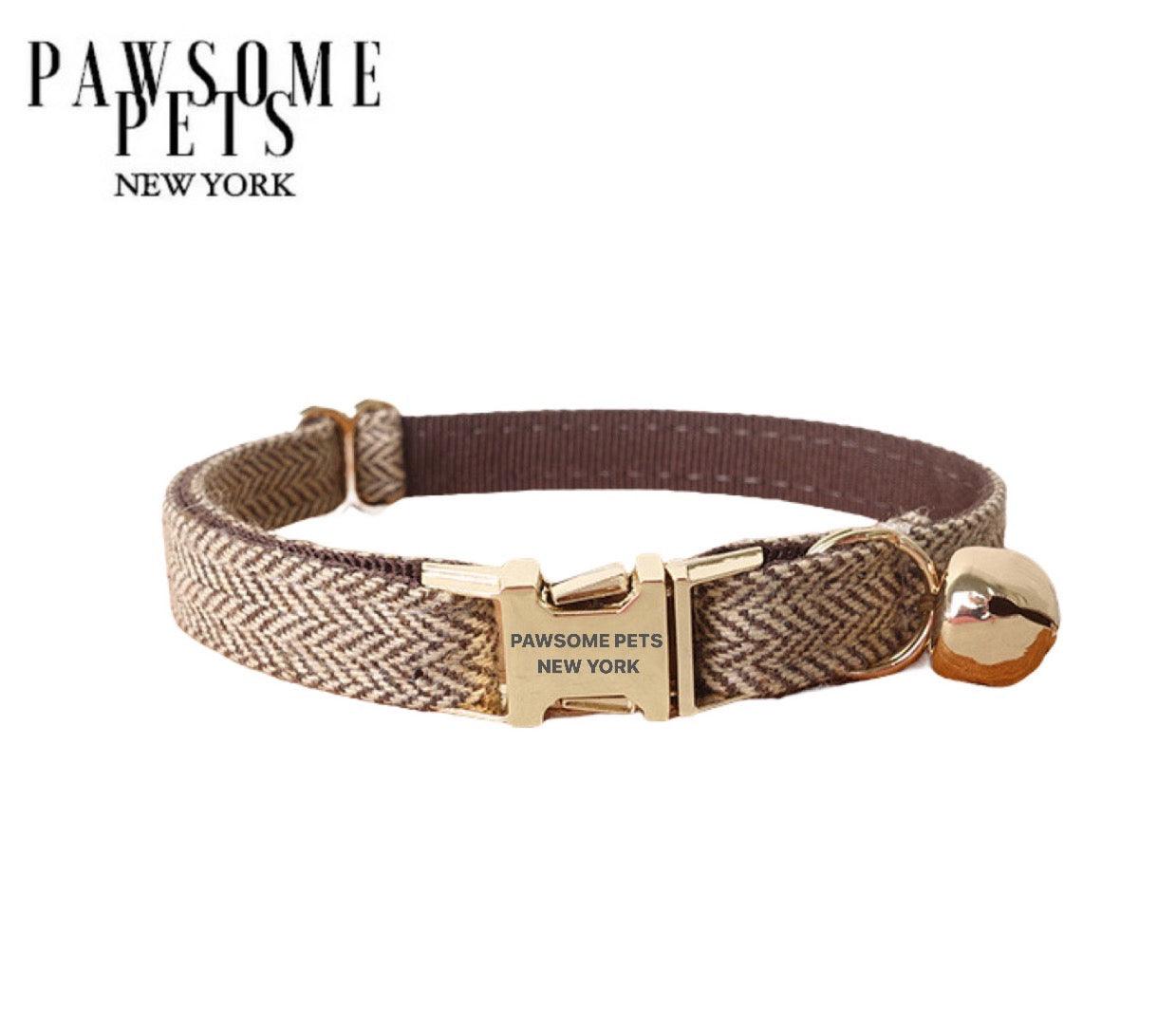 DOG & CAT COLLAR - AUBURN - Pawsomepetsnewyork