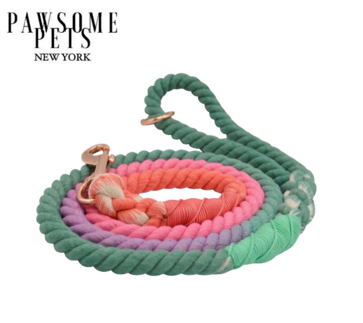 ROPE LEASH - UNICORN - Pawsomepetsnewyork