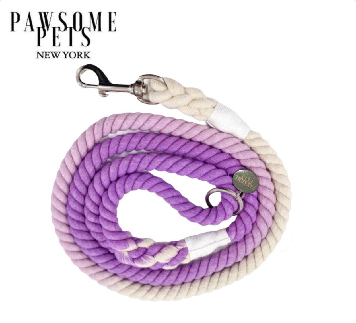 ROPE LEASH - URSULA'S RAINBOW - Pawsomepetsnewyork