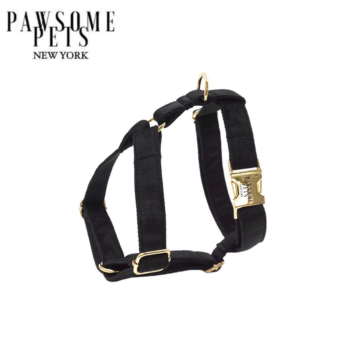 STEP IN HARNESS - BLACK - Pawsomepetsnewyork